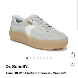 Dr. Scholl's Women's Light Sage Platform Sneakers 6